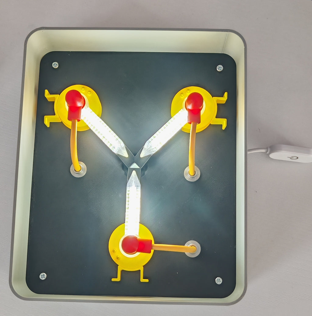 3D Printed Flux Capacitor Lamp