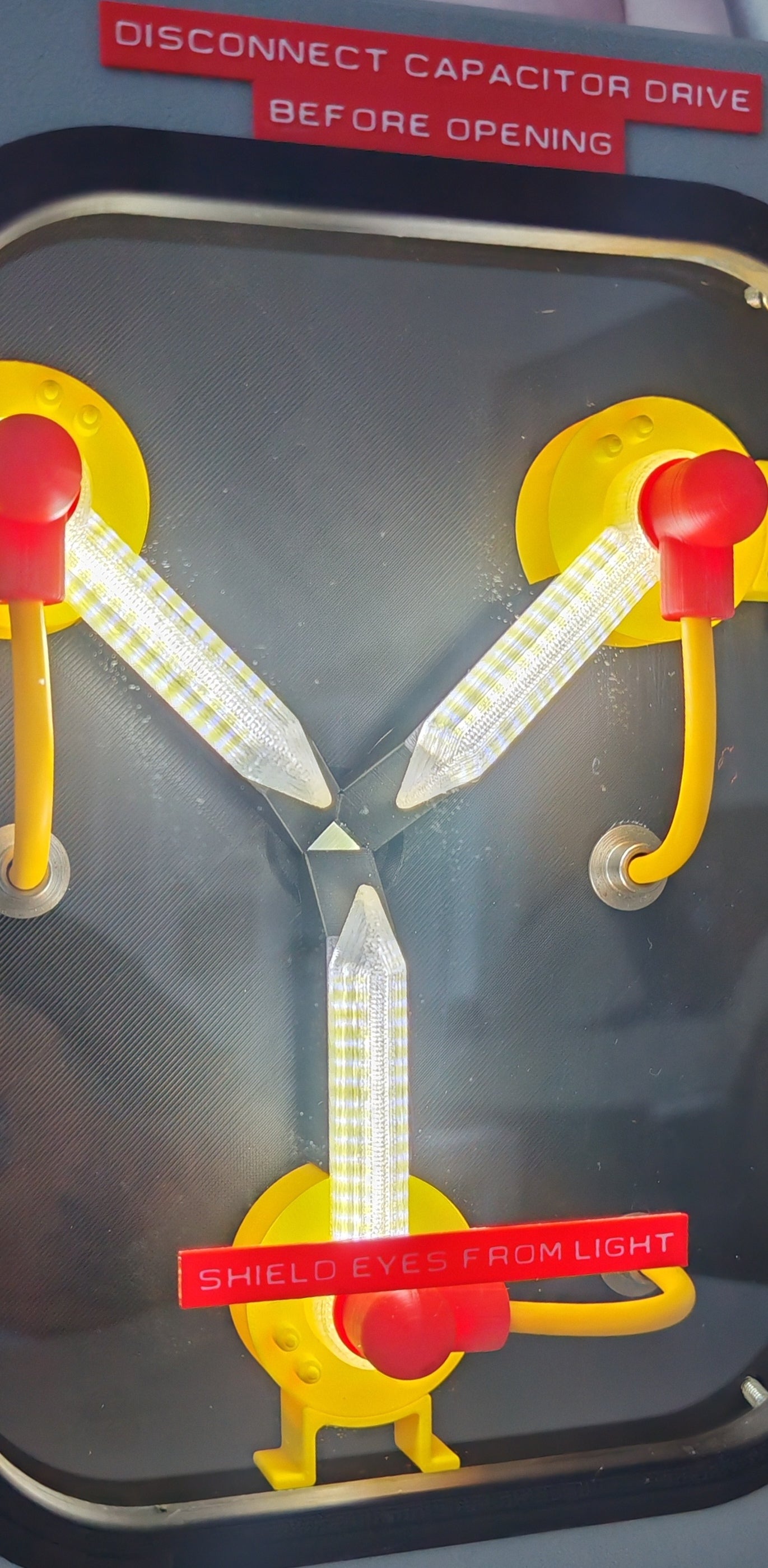 3D Printed Flux Capacitor Lamp