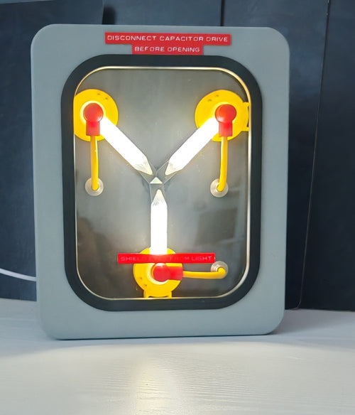 3D Printed Flux Capacitor Lamp