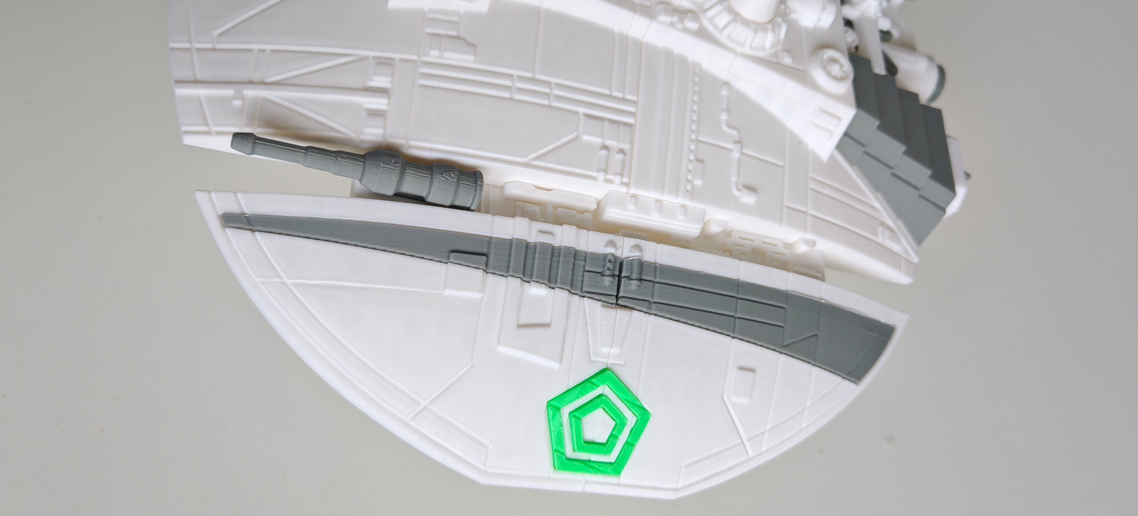 3D Printed Cylon Raider - Battlestar Galactica