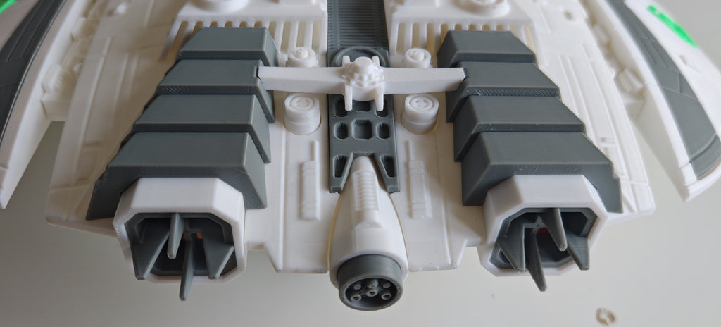 3D Printed Cylon Raider - Battlestar Galactica