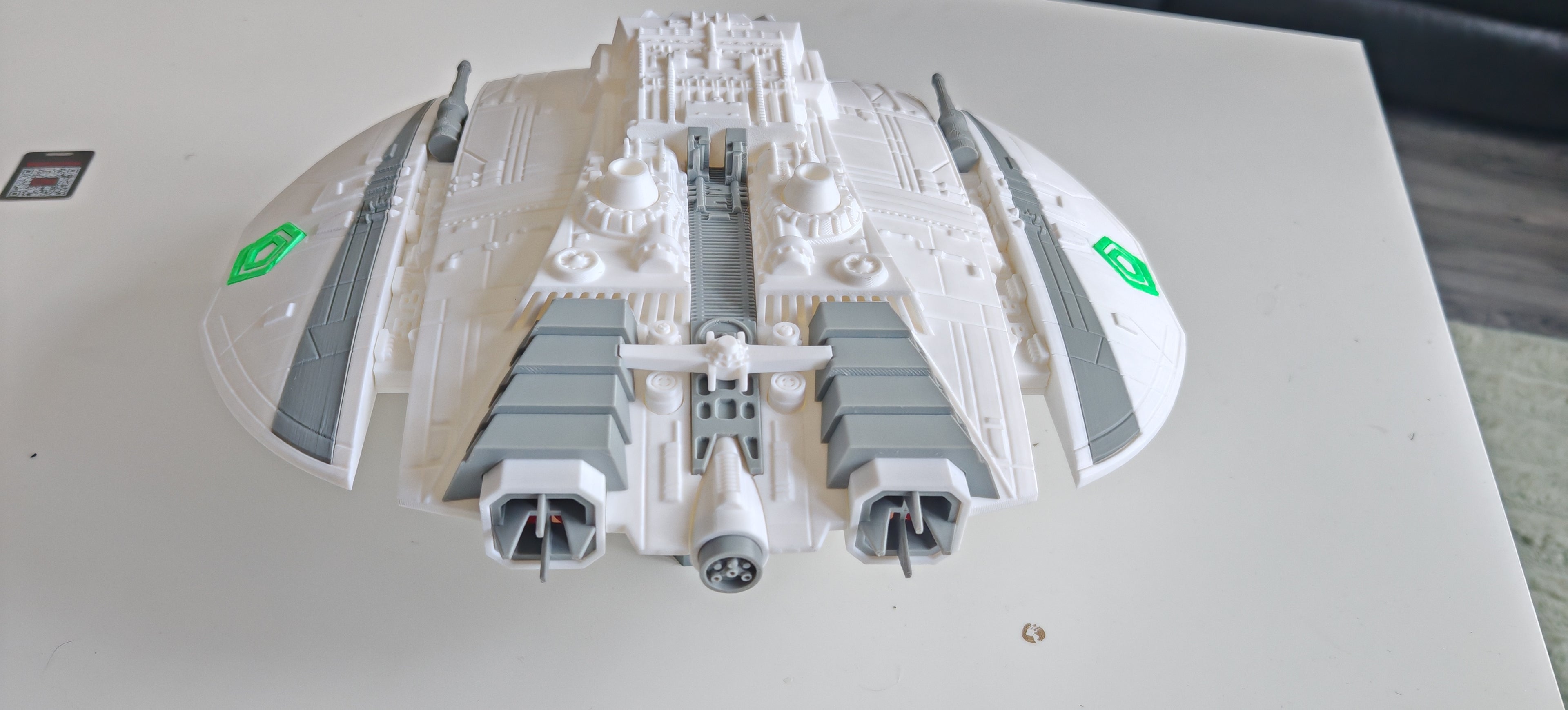3D Printed Cylon Raider - Battlestar Galactica