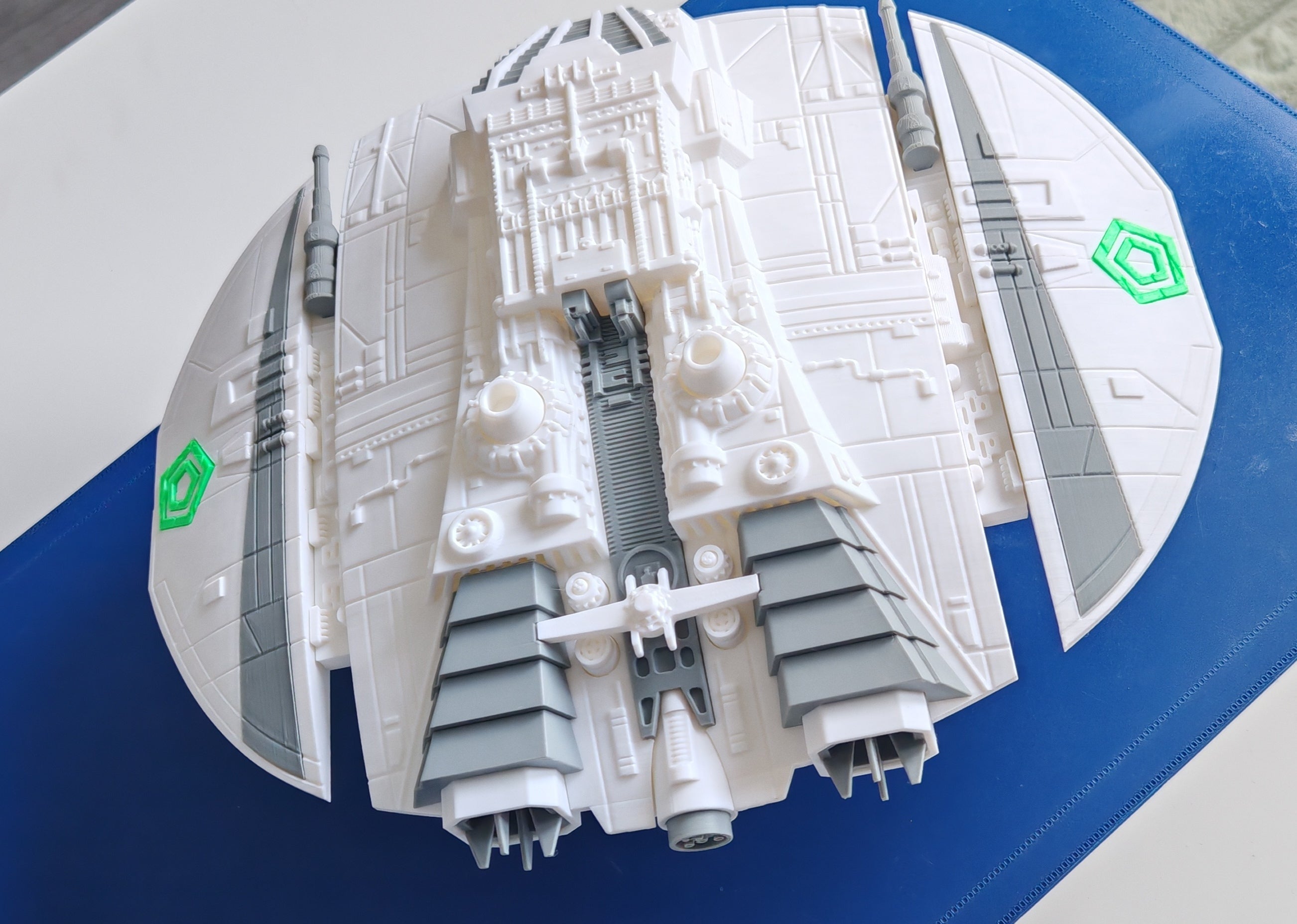 3D Printed Cylon Raider - Battlestar Galactica