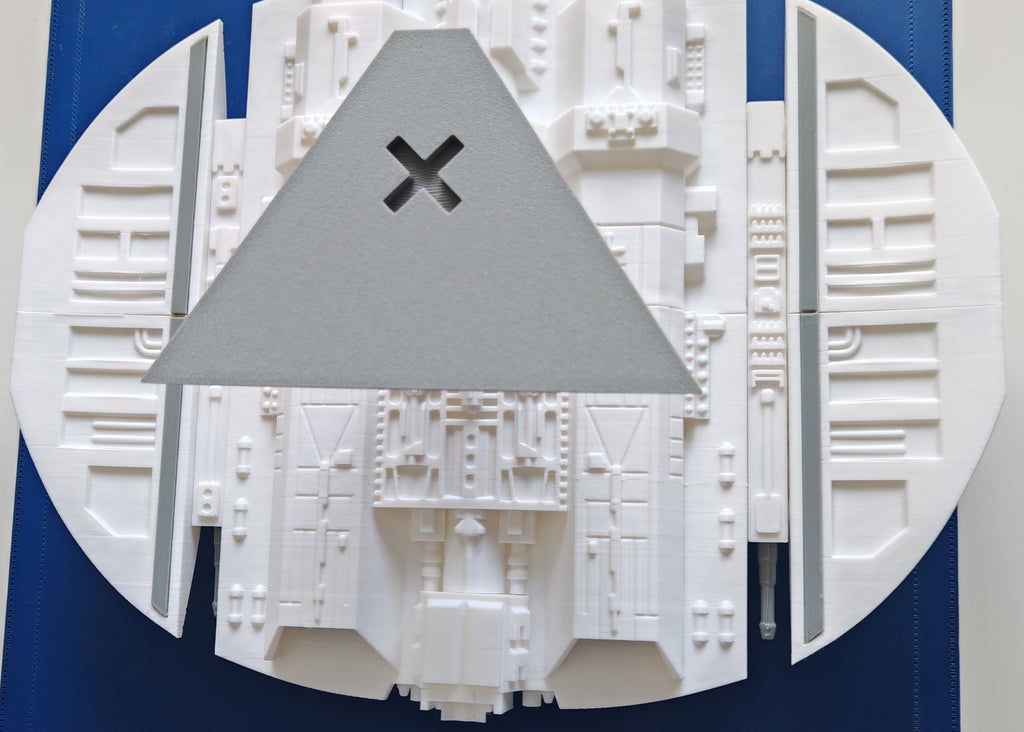 3D Printed Cylon Raider - Battlestar Galactica
