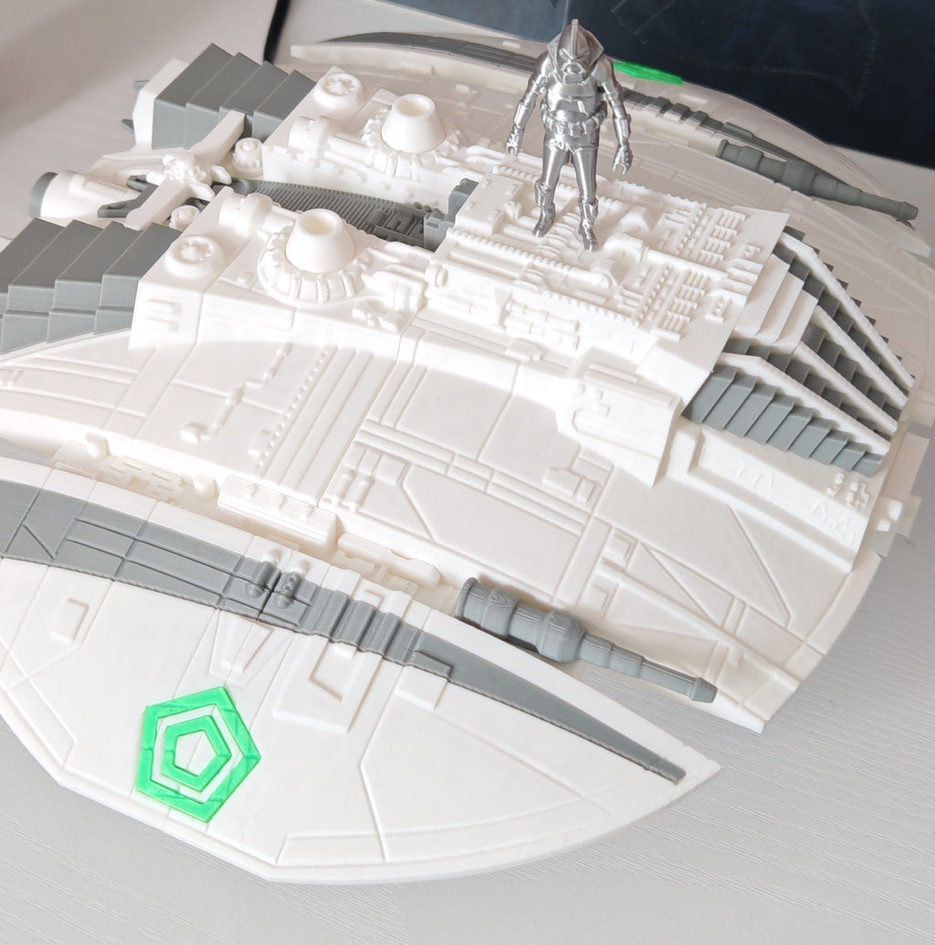 3D Printed Cylon Raider - Battlestar Galactica