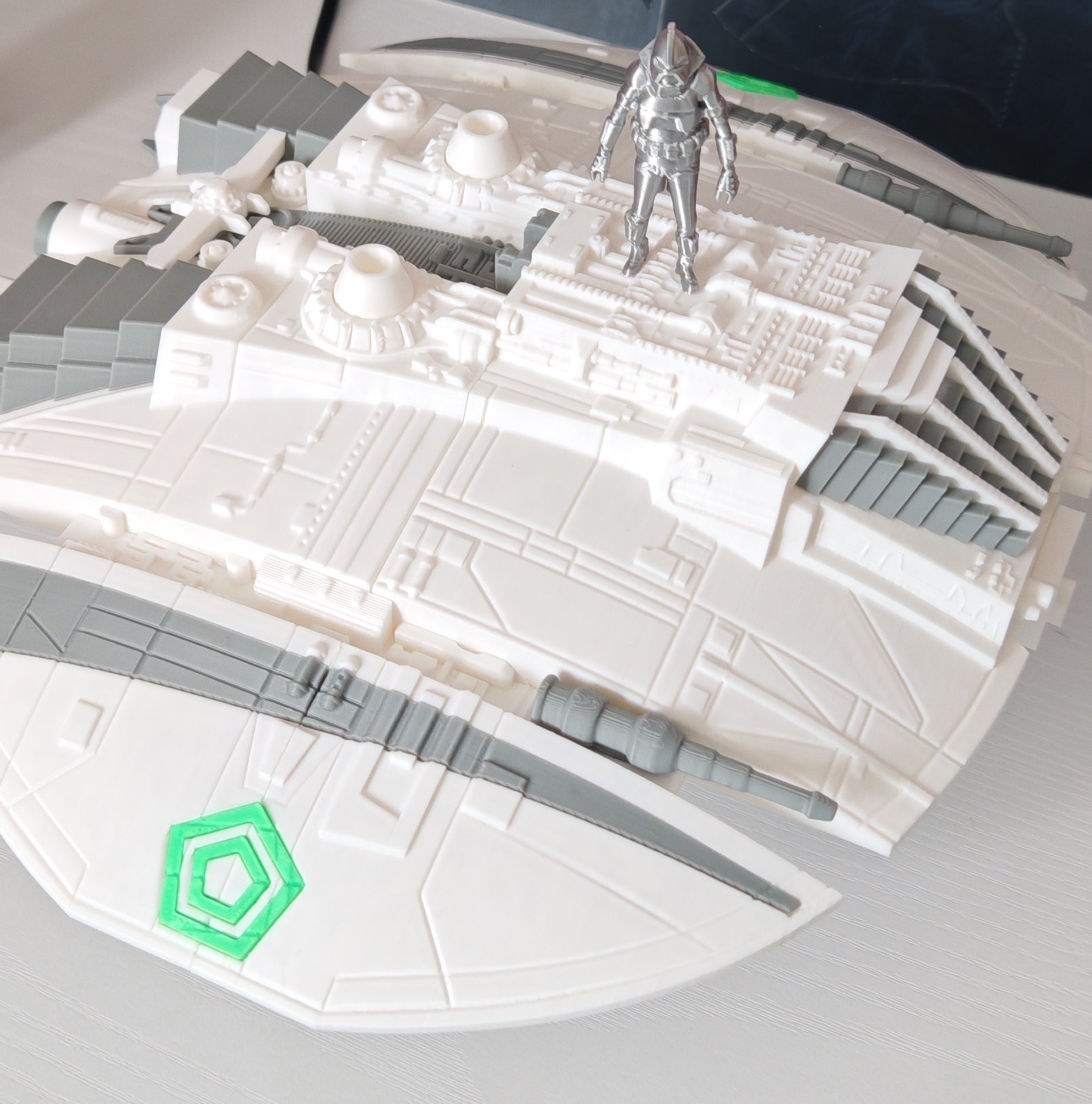 3D Printed Cylon Raider - Battlestar Galactica